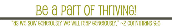 Be a Part of Thriving