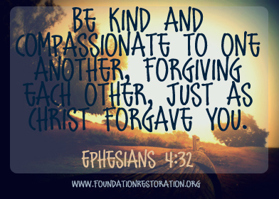 forgive each other